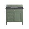 James Martin Vanities Brittany 36in Single Vanity, Smokey Celadon w/ 3 CM Charcoal Soapstone Top 650-V36-SC-3CSP - alternate 2